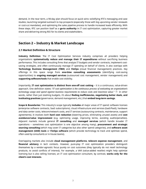 IT Cost Optimization Services Market Report - Page 3