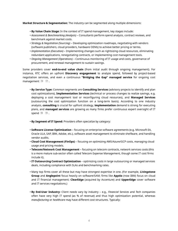 IT Cost Optimization Services Market Report - Page 4