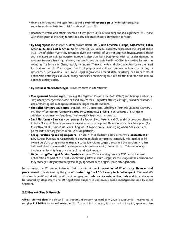 IT Cost Optimization Services Market Report - Page 5
