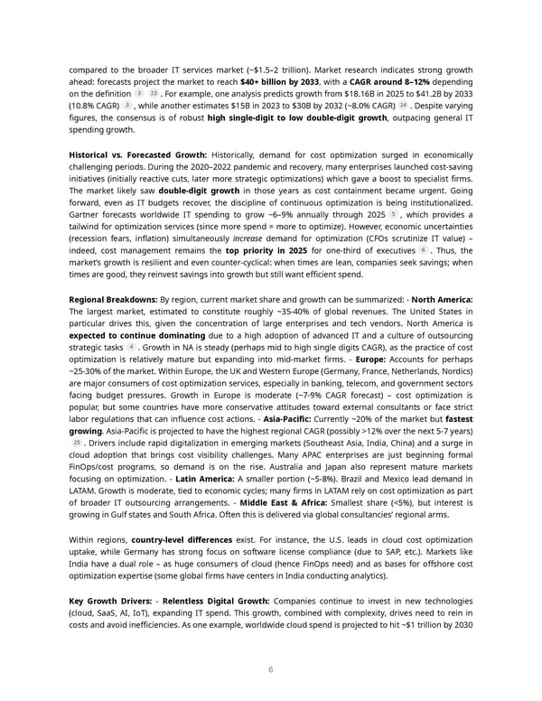 IT Cost Optimization Services Market Report - Page 6